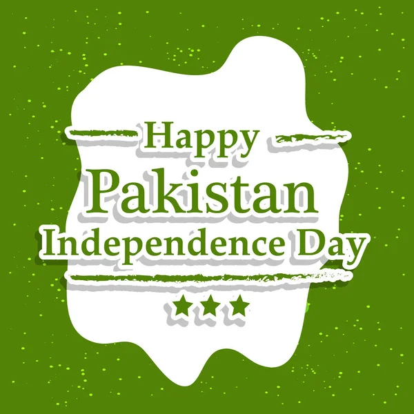 Illustration Background Pakistan Independence Day — Stock Vector