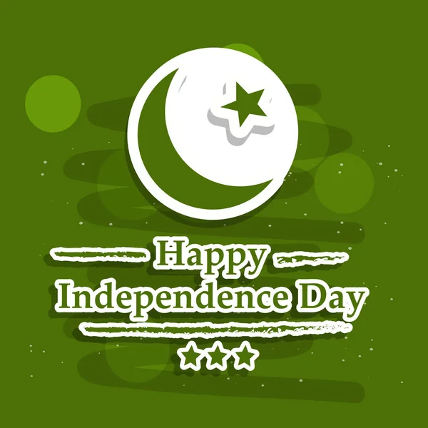 Ilustração Fundo Para Dia Independência Paquistão —  Vetores de Stock
