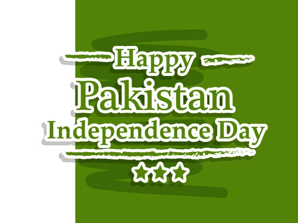Εικονογράφηση Του Φόντου Για Την Ημέρα Ανεξαρτησίας Του Πακιστάν — Διανυσματικό Αρχείο