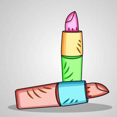 Farklı tonları ile ruj ile arka plan resmi