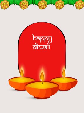 Hindu festivali Diwali arka planının örnekleri