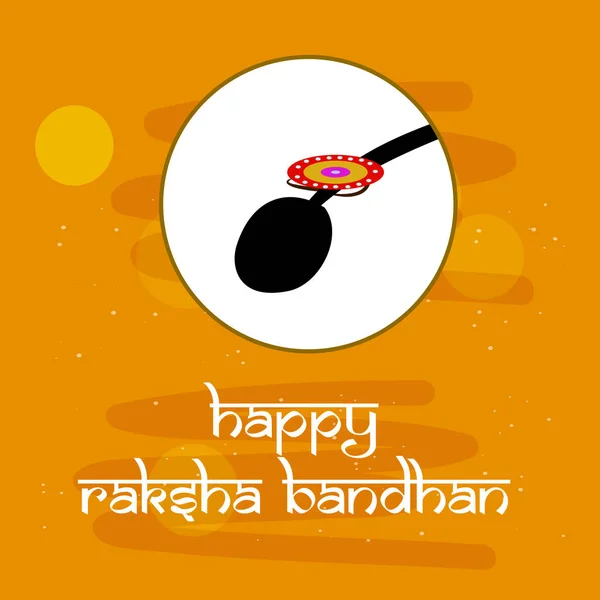 Ilustración Del Festival Indio Raksha Bandhan Background — Vector de stock