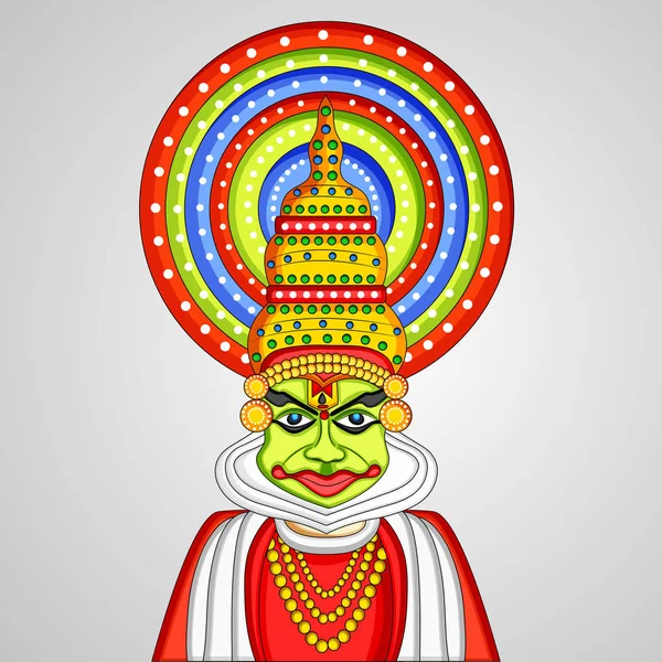 Illustration Des Indischen Festivals Onam Hintergrund — Stockvektor