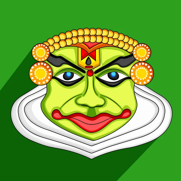 Illustratie Van Indiase Festival Onam Achtergrond — Stockvector