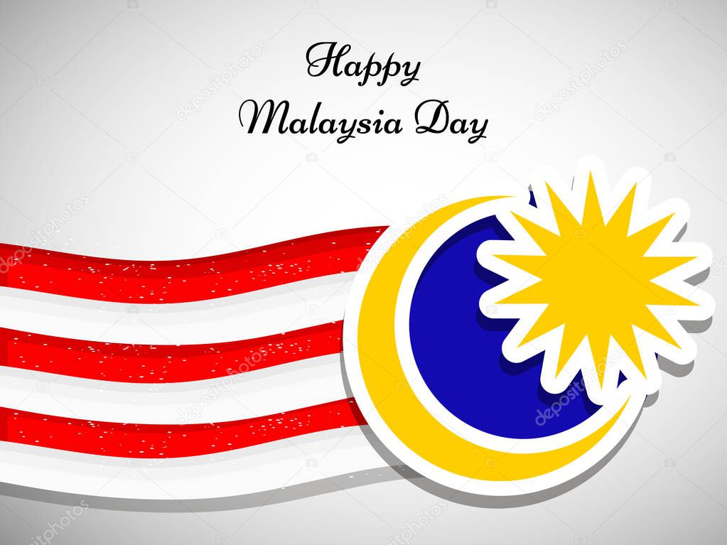 Illustration of Malaysia Day Background