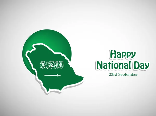 Εικονογράφηση Της Σαουδική Αραβία Εθνική Ημέρα Φόντο — Διανυσματικό Αρχείο