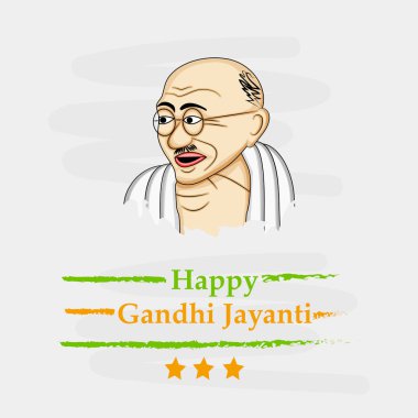 Gandhi Jayanti arka planının örnekleri. Gandi Jayanti, Mohandas Karamchand Gandhi 'nin doğum günü münasebetiyle Hindistan' da düzenlenen ulusal bir festivaldir.