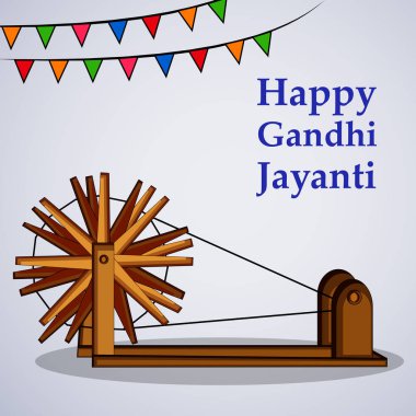 Gandhi Jayanti arka planının örnekleri. Gandi Jayanti, Mohandas Karamchand Gandhi 'nin doğum günü münasebetiyle Hindistan' da düzenlenen ulusal bir festivaldir.