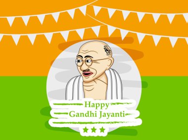 Gandhi Jayanti arka planının örnekleri. Gandi Jayanti, Mohandas Karamchand Gandhi 'nin doğum günü münasebetiyle Hindistan' da düzenlenen ulusal bir festivaldir.