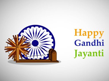 Gandhi Jayanti arka planının örnekleri. Gandi Jayanti, Mohandas Karamchand Gandhi 'nin doğum günü münasebetiyle Hindistan' da düzenlenen ulusal bir festivaldir.