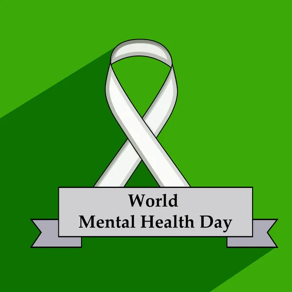 illustration of elements of World Mental Health Day Background