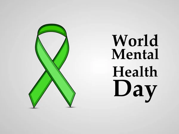 illustration of elements of World Mental Health Day Background