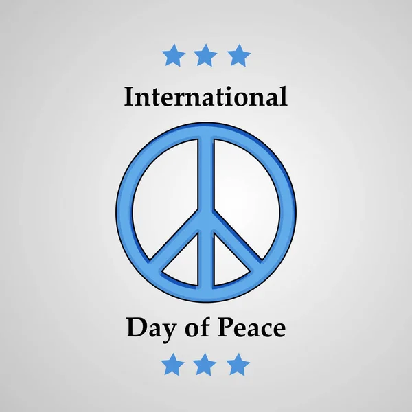 Ілюстрація Елементів Інформації Про Всесвітній День Миру — стоковий вектор