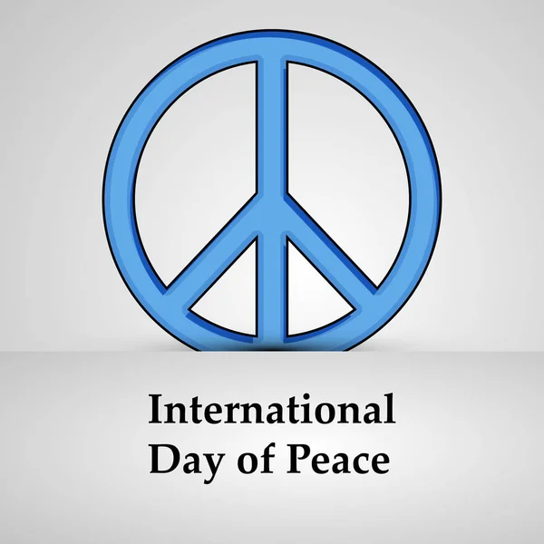 Ілюстрація Елементів Інформації Про Всесвітній День Миру — стоковий вектор