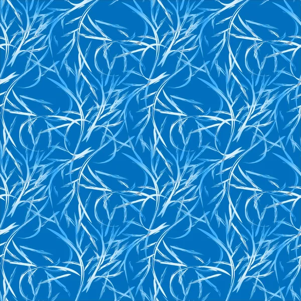 Hiver Motifs Givrés Sur Une Fenêtre Verre Texture Transparente Enveloppant — Image vectorielle