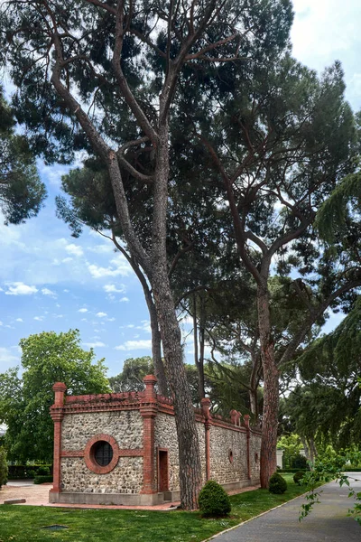 Estructura Pintoresco Los Jardines Cecilio Rodríguez Parque Del Buen Retiro —  Fotos de Stock