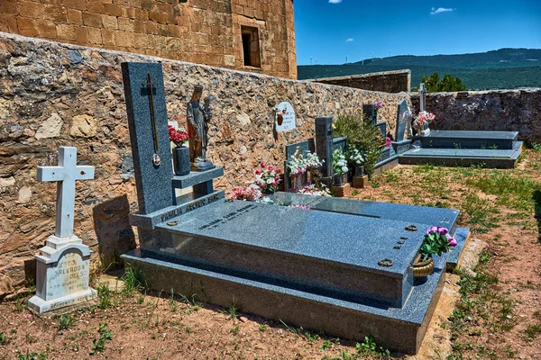 Soria Castilla Leon Španělsko Května 2017 Hřbitově Vedle Kostela San — Stock fotografie