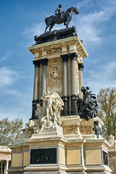 Madrid Spanje April 2018 Weergave Van Beelden Van Het Monument — Stockfoto