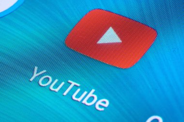 Buenos Aires, Arjantin - 9 Ocak 2019: Instagram uygulama simgesi cep telefonu dokunmatik ekran (Android cihaz). Makro çekim.