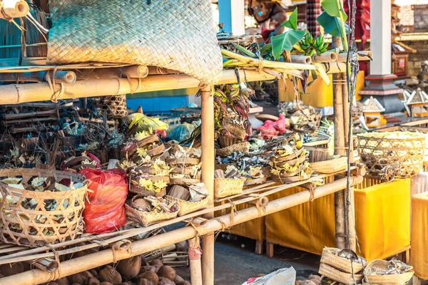 Bali dili Tapınağı Ubud, Gianyar geleneksel töreni sırasında.