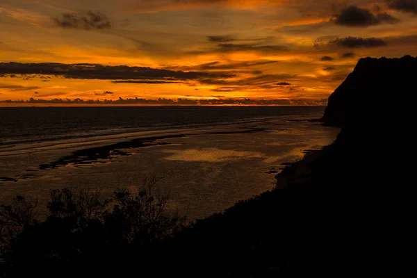 Закат с горы, остров Бали, Индонезия . — стоковое фото