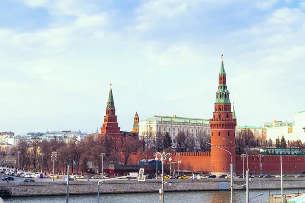 MOSCÚ, RUSIA - 31 DE MARZO DE 2019: Vista cuadrada roja, área cuadrada roja, ciudad de Moscú . — Foto de Stock