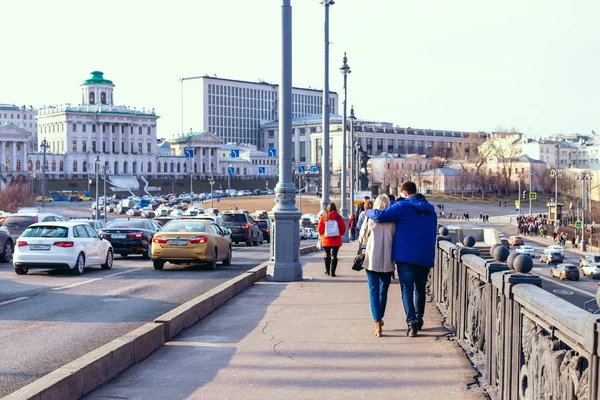 MOSCÚ, RUSIA - 31 DE MARZO DE 2019: Vista cuadrada roja, área cuadrada roja, ciudad de Moscú . — Foto de Stock