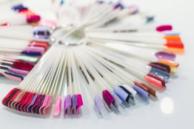 Güzellik Salonu palette örnekleri çivi. Tasarım çivi. Moda kavramı. Güzellik kavramı.