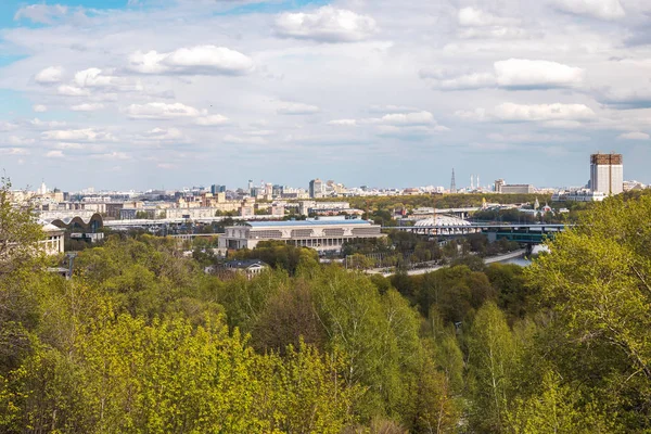 View from Vorobyevy gory, Moscow, Russia. — Stock Photo, Image