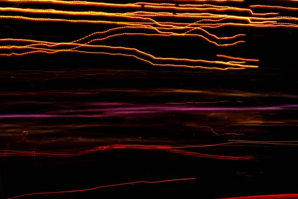 Городская галактика. Оригинальная светлая живопись, длительное воздействие. Абстрактная фотография. — стоковое фото
