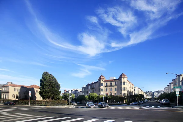 Přejezd Ulici Marina Scott Ulici San Franciscu Kalifornie Usa — Stock fotografie