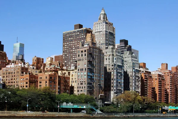 Lagere Skyline Van Manhattan New York City — Stockfoto