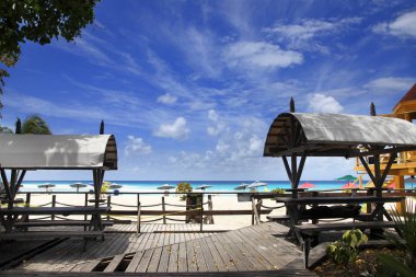 Barbados. St lawrence gap. Dover beach