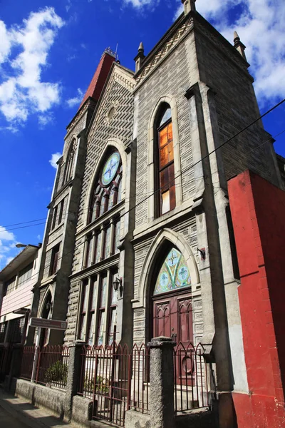 Vista Frontal Primera Iglesia Reformada Presbiteriana Habana Cuba — Foto de Stock