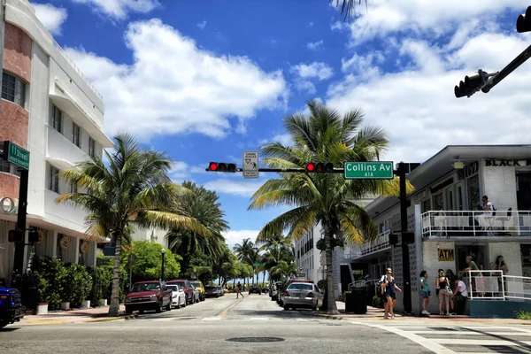 View along the famous vacation and tourist location on crossing — Stock Photo, Image