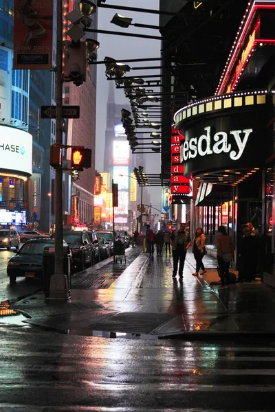 多雨的纽约 图库照片