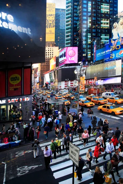 New York Usa May 2013 Times Square Featured Broadway Theaters — Stock Photo, Image