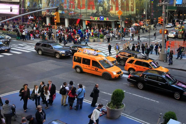 New York Usa Maj 2013 Times Square Med Broadway Theaters Stockfoto