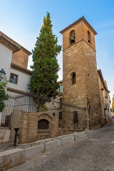 Facade Church San Jose Albaicin Granada — стокове фото