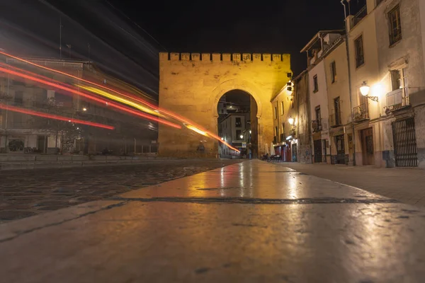 Gerbang Elvira Akses Lama Kota Granada — Stok Foto