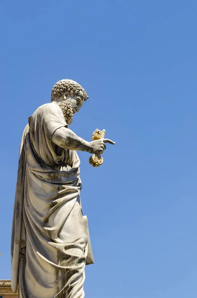 Escultura San Pedro Vaticano — Foto de Stock