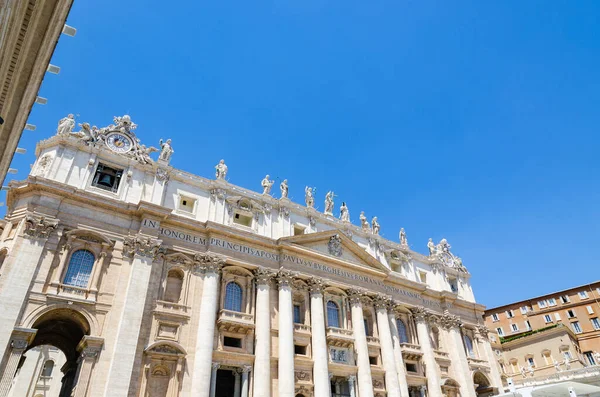 Fachada São Pedro Vaticano — Fotografia de Stock