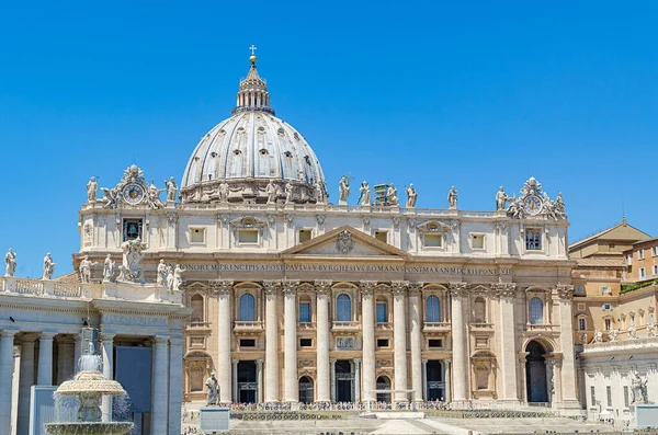 Facade Saint Peter Vatican — Stock Photo, Image