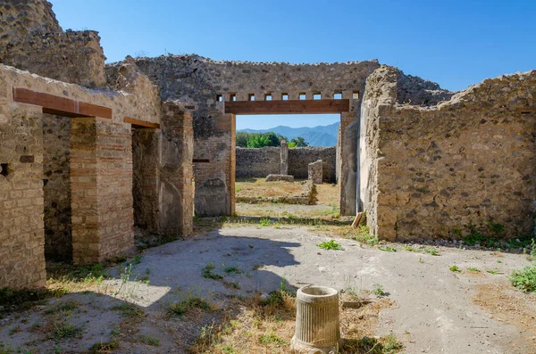 Remains Houses Pompeii — Stock Photo, Image