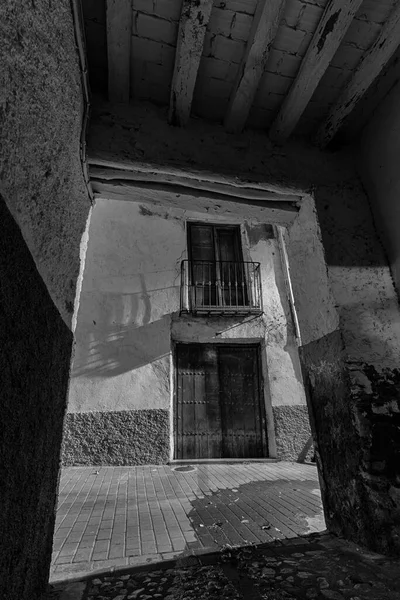 Straat Met Doorgang Alpujarra Spanje — Stockfoto
