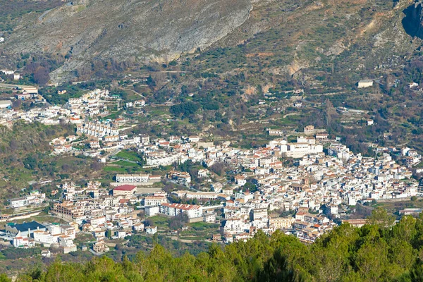 Från Ovan Guejar Sierra Granada — Stockfoto