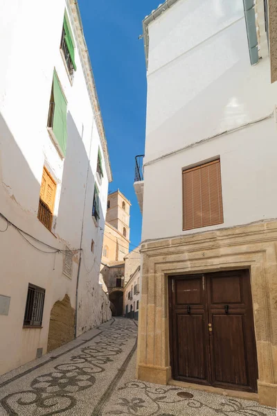 Calle Adoquinada Alhama Granada España —  Fotos de Stock