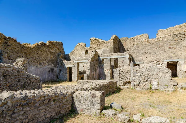 Domy Troskách Pompejí — Stock fotografie