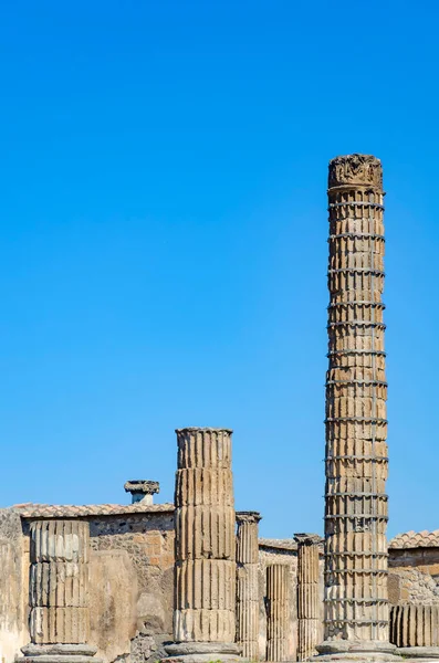 Columnas Templo Pompeya —  Fotos de Stock