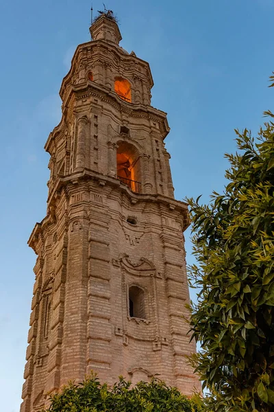 Clock Tower Aguilar Frontera Cordoba — Stock Photo, Image